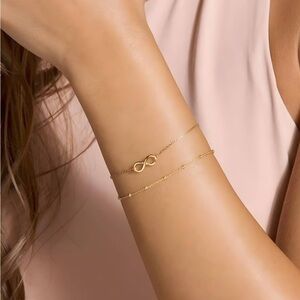 Gold Infinity Bracelet